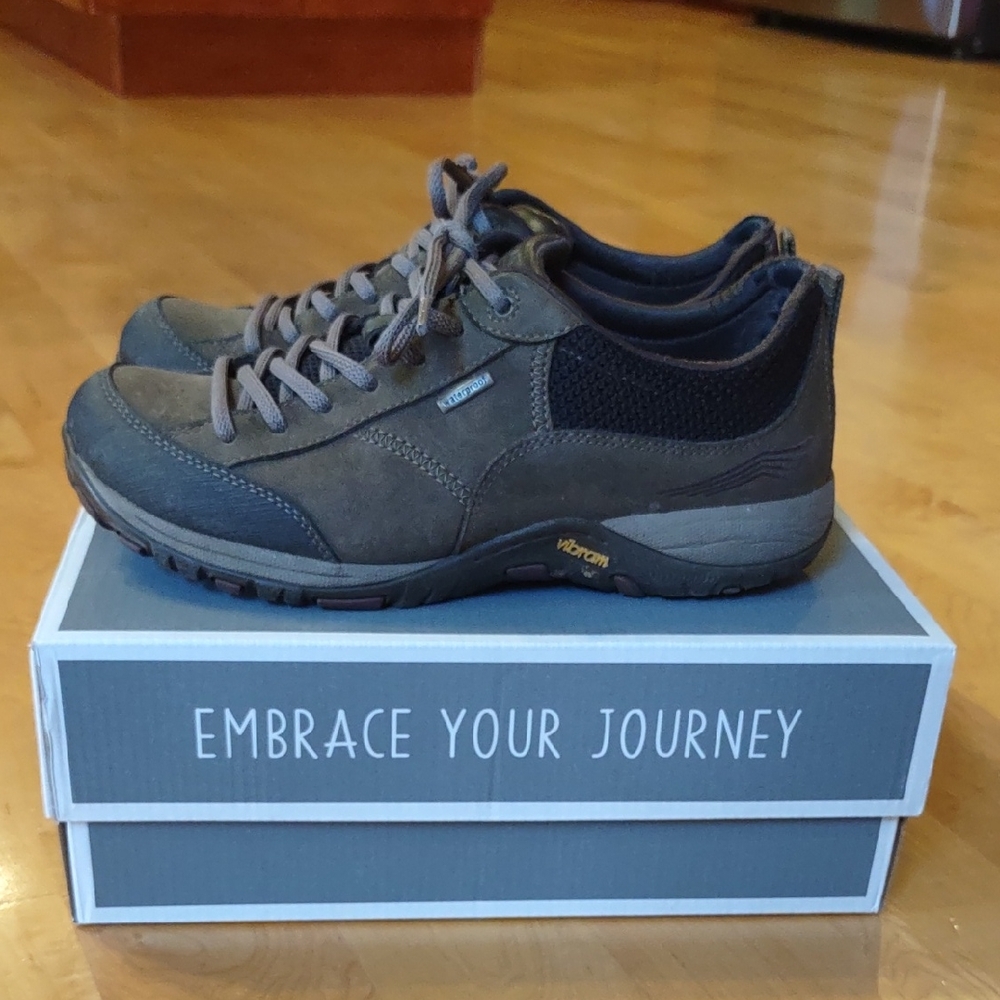 DANSKO | Paisley Milled Nubuck Waterproof Chocolate Color